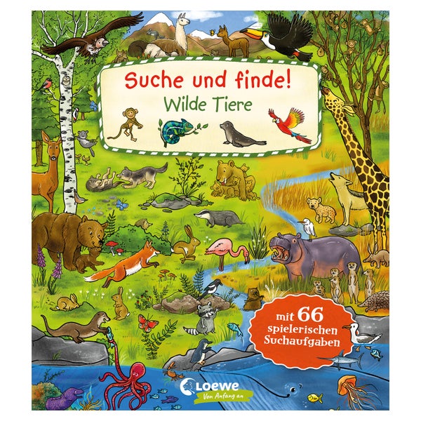 Suche und finde! - Wilde Tiere 1 St