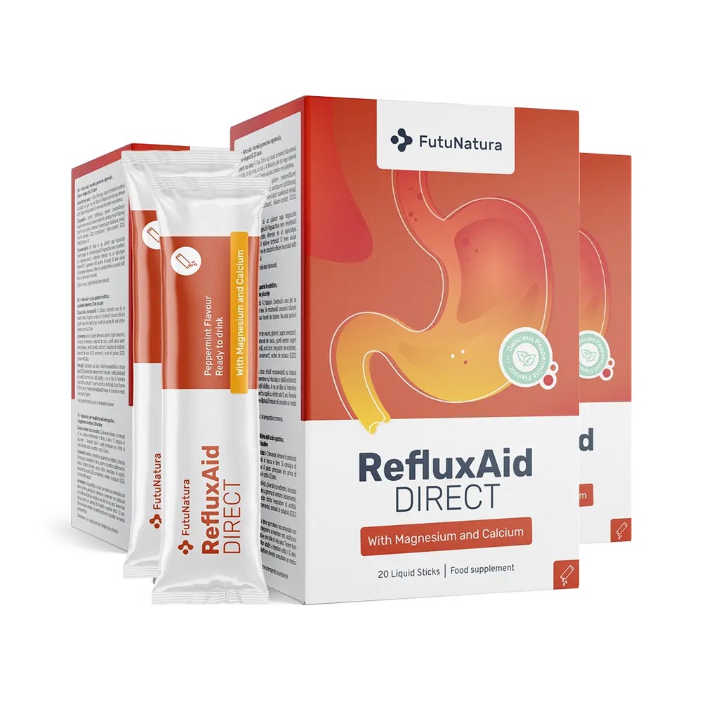 FutuNatura RefluxAid DIRECT - Anti-Reflux & gegen Sodbrennen 60 St