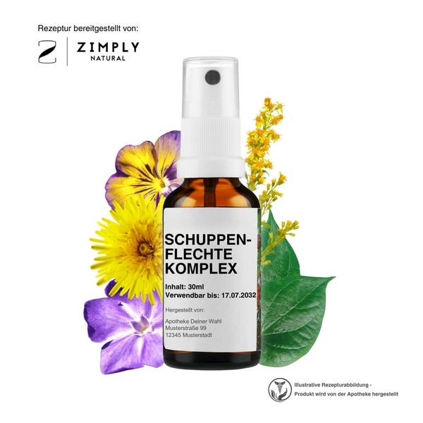 Zimply Natural SCHUPPENFLECHTE KOMPLEX - Pflanzbasierte Rezeptur 30 ml