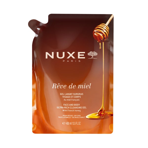Reve de Miel Rückfettendes Reinigungsgel Gesicht & Körper Refill 400 ml