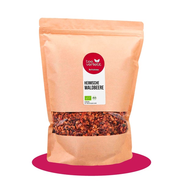 teeverliebt - Heimische Waldbeere Bio loser Früchtetee | 1kg 1000 g