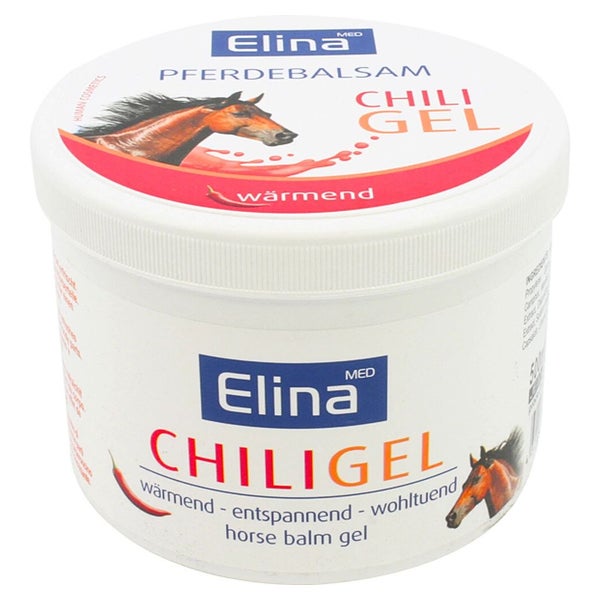 Elina Med Pferdebalsam Chili-Gel - Wärmende Pflege für Muskeln und Gelenke 500 ml