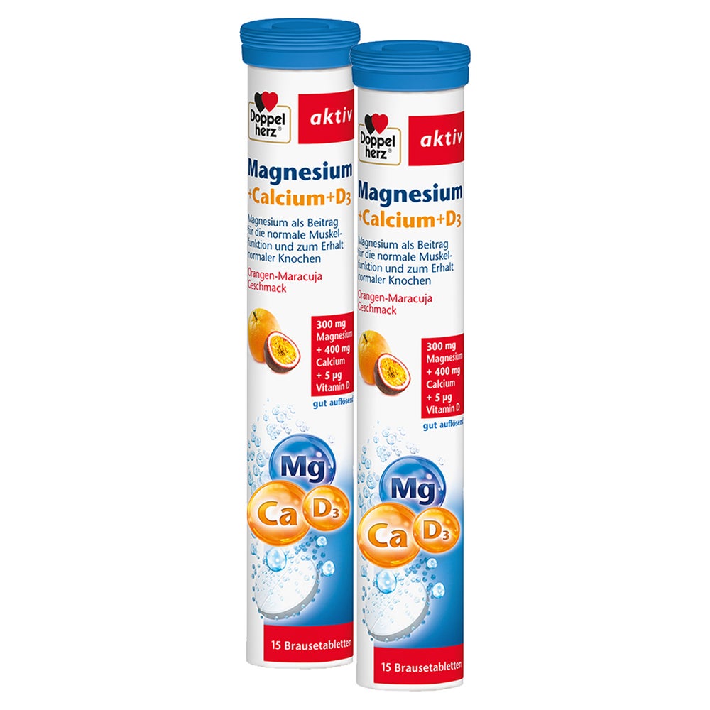 DH aktiv Magnesium + Calcium + D3 2X15 St