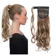 Pferdeschwanz Extensions Clip Ponytail Zopf 43 cm Hellbraun 1 St