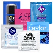 Kondomotheke® Gleitgel auf Wasserbasis SIXPACK - 6 Sachets zum Probieren (0.016 l) 16 ml