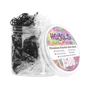 1500 Stück HOYOLS Klar Schwarz Elastische Haarbänder Mini Ku 1 St