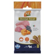 Produktabbildung: FARMINA N&D Pumpkin Dental Treat Lamb Blueberry Mini (7 szt) Zahnpflege-Leckerli für kleine Hunderassen 0,06 kg