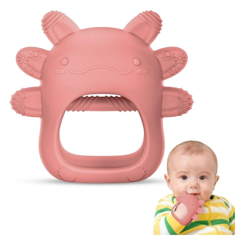 Beißring Baby aus Silikon BPA frei Zahnungshilfe 1 St