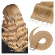 Tape Extensions Echthaar 27 Honigblond 60 cm 60 cm Dunkelblo 1 St