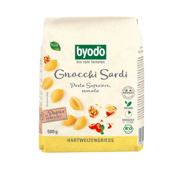 BYODO Bio Gnocchi Sardi semola 500 g