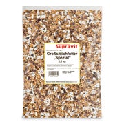 Supravit Vogelfutter Großsittiche Spezial  - leicht bekömmliches Sittich Futter ohne Sonnenblumenkerne I schmackhaftes Alleinfutter für Ziervögel & Papageien 2,5 kg
