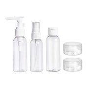 Fashiongirl Reiseflaschen-Set (3x 50 ml Flaschen & 2x Cremetiegel)