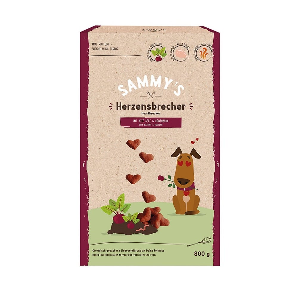 BOSCH SAMMY’S Heartbreaker Herzensbrecher mit Rote Bete & Löwenzahn 0,8 kg