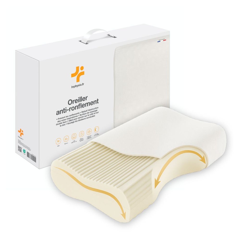 INPHYSIO Anti-Schnarch-Kissen Doppelseitige Massagefläche 1 St