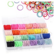 Haargummis Mädchen 24 Farben Elastisch Nichtmetall Box 336 T 1 St