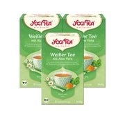 Yogi Tea - Weißer Tee mit Aloe Vera Bio Kräutertee | 3 x 30,6g 3x17 St
