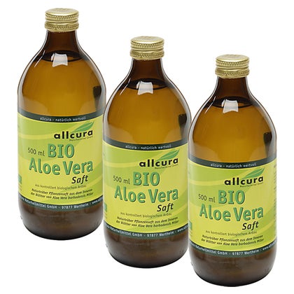 ALOE VERA SAFT Bio 3X500 ml online kaufen | DocMorris