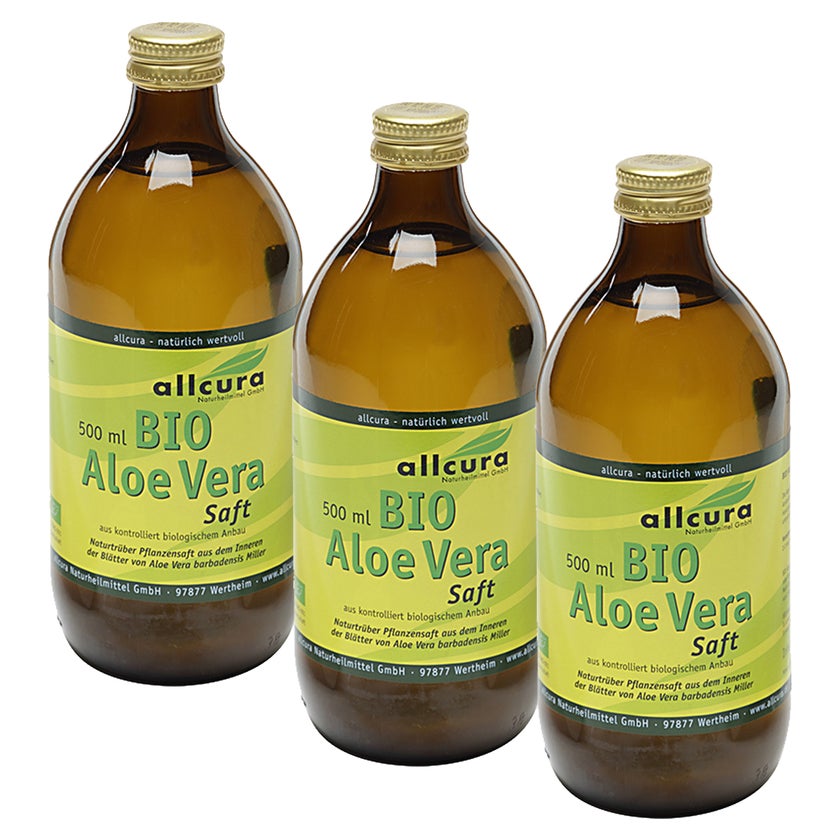 ALOE VERA SAFT Bio 3X500 ml online kaufen | DocMorris