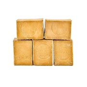5x Aleppo Seife 95% Olivenöl & 5% Lorbeeröl, Haarseife Körperseife Duschseife Alepposeife 5x200g 5x200 g
