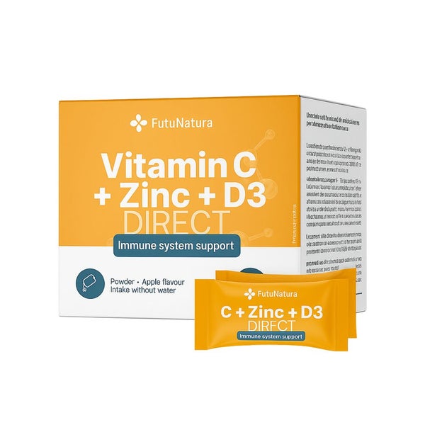 FutuNatura Vitamin C 500 + Zink + D3 DIRECT 30 St