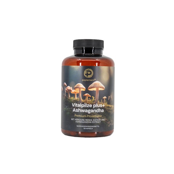 peplement Vitalpilze Komplex mit Ashwagandha 120 St