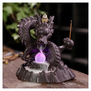 Dragon Backflow Incense Burner with 20PCs Cones Home Decor C 1 St