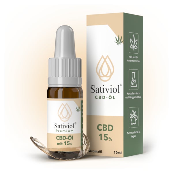 Sativiol CBD-Öl 15 % Vollspektrum 10 ml