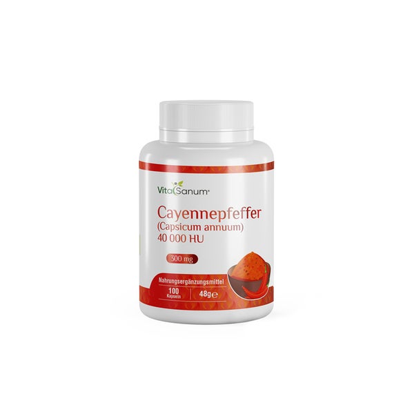 VitaSanum®- Cayennepfeffer (Capsicum annuum) 40 000 HU 300 St