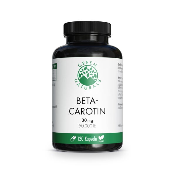 Green Naturals Beta-carotin 30mg 50.000 I.e. Vegan 120 St