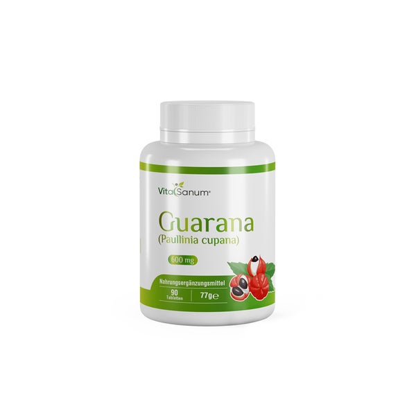 VitaSanum® Guarana 600mg – Natural Energy Supplement with Pa  St