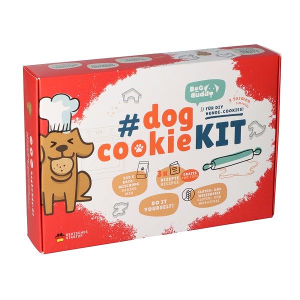 Cookie Kit Hunde Backmischung Hundekekse + 3 Ausstecher 1 St