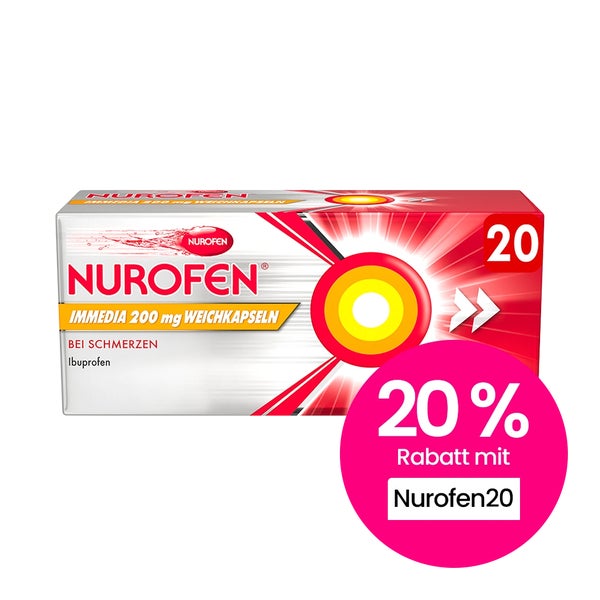 NUROFEN Immedia 200 mg Weichkapseln 20 St