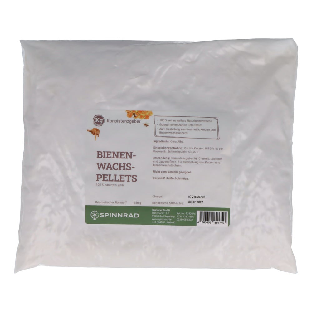 Bienenwachs-pellets gelb 100% naturrein 250 g
