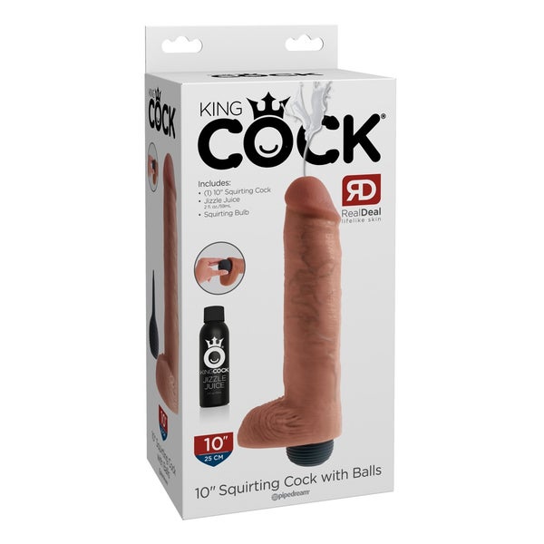 King Cock - 10 Squirting Cock with Balls