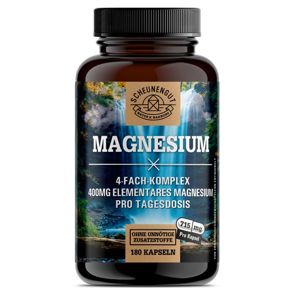 Scheunengut® Magnesium | bioaktiver 4-fach Komplex 180 St