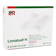 Lomatuell H Salbentüll 5x5 Cm Steril 10 St