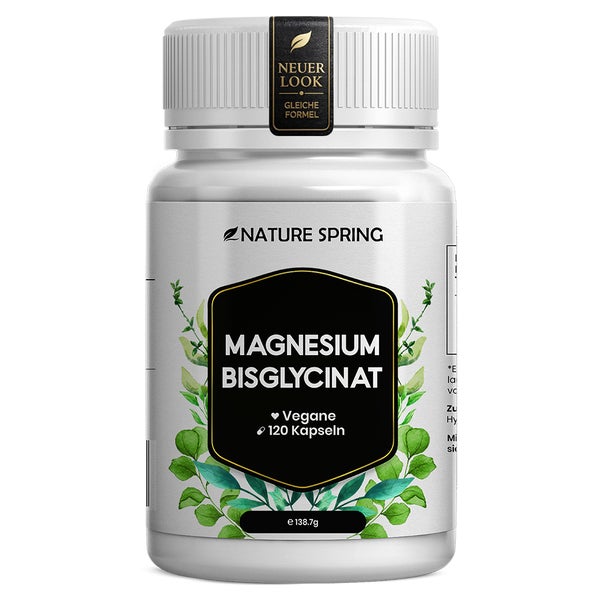 Nature Spring Magnesium Bisglycinat 180 St