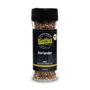 Biotiva Koriander ganz im Glasstreuer Bio 30 g