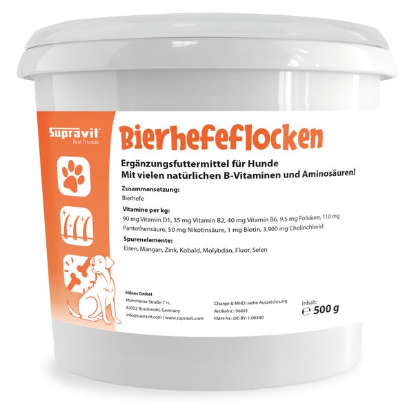 Supravit Bierhefe Flocken Hund 0,5 kg