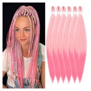 Braiding Hair Prestretched 32 Inch 81cm-32 Zoll (6er pack) 6 1 St
