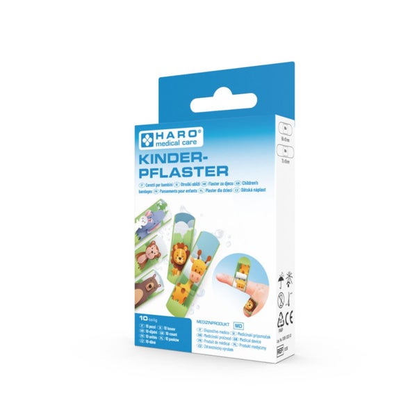 Haro Kinderpflaster mit Tiermotive 10 St