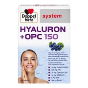 Produktabbildung: Doppelherz system Hyaluron + OPC 150 30 St