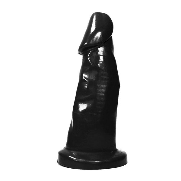 All Black - Schwarzer Dildo mit gestufter Form