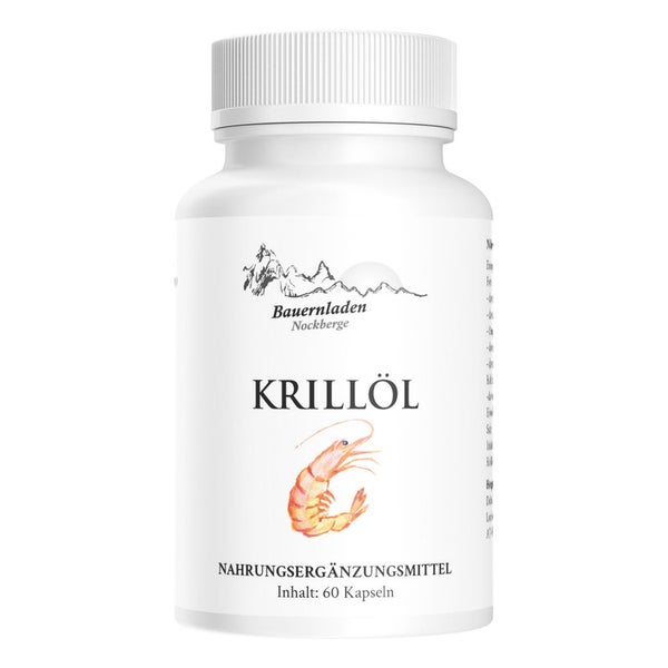 Bauernladen Nockberge | Krillöl | 1.000 mg | Hochdosiert 60 St