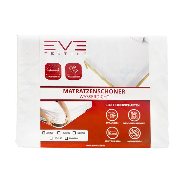EVE Textile Wasserdichter Matratzenschoner 140x200 cm