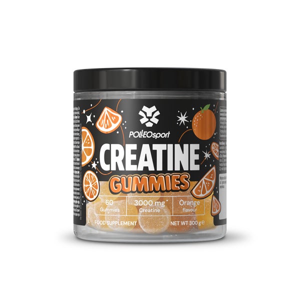 Polleo Creatine Gummies, 60 Stück, Orange 60 St