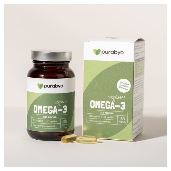 Purabyo Omega-3 Algenöl 60 St