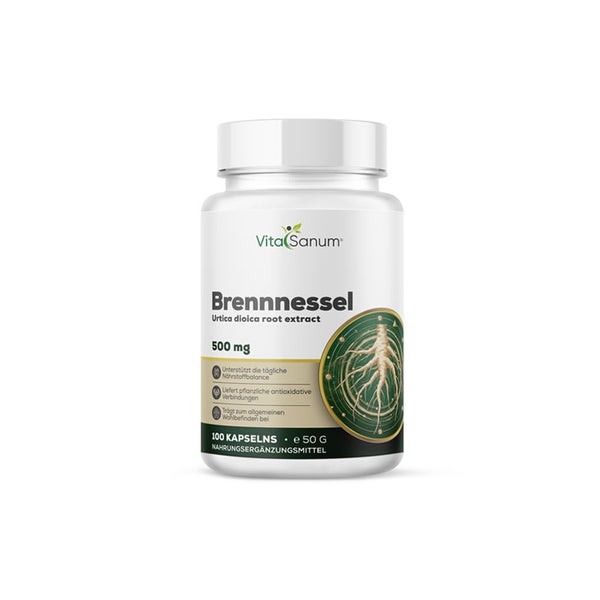 VitaSanum®- Brennessel (Urtica dioica) 1000 mg 100 Kapseln  St