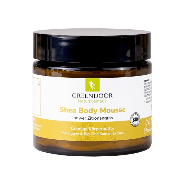 GREENDOOR Shea Body Mousse Ingwer Zitronengras 200 ml