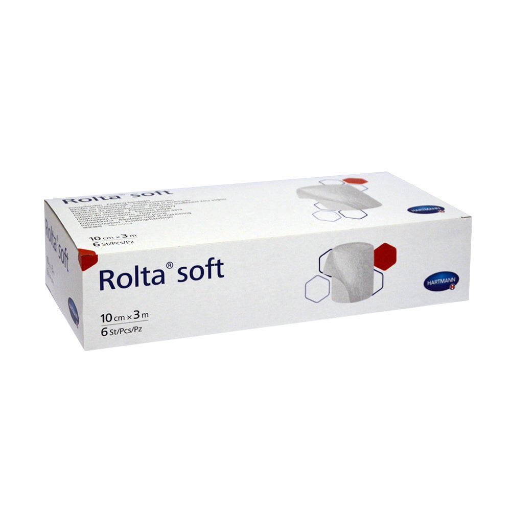 Rolta soft Synth.-wattebinde 10 cmx3 m 6 St